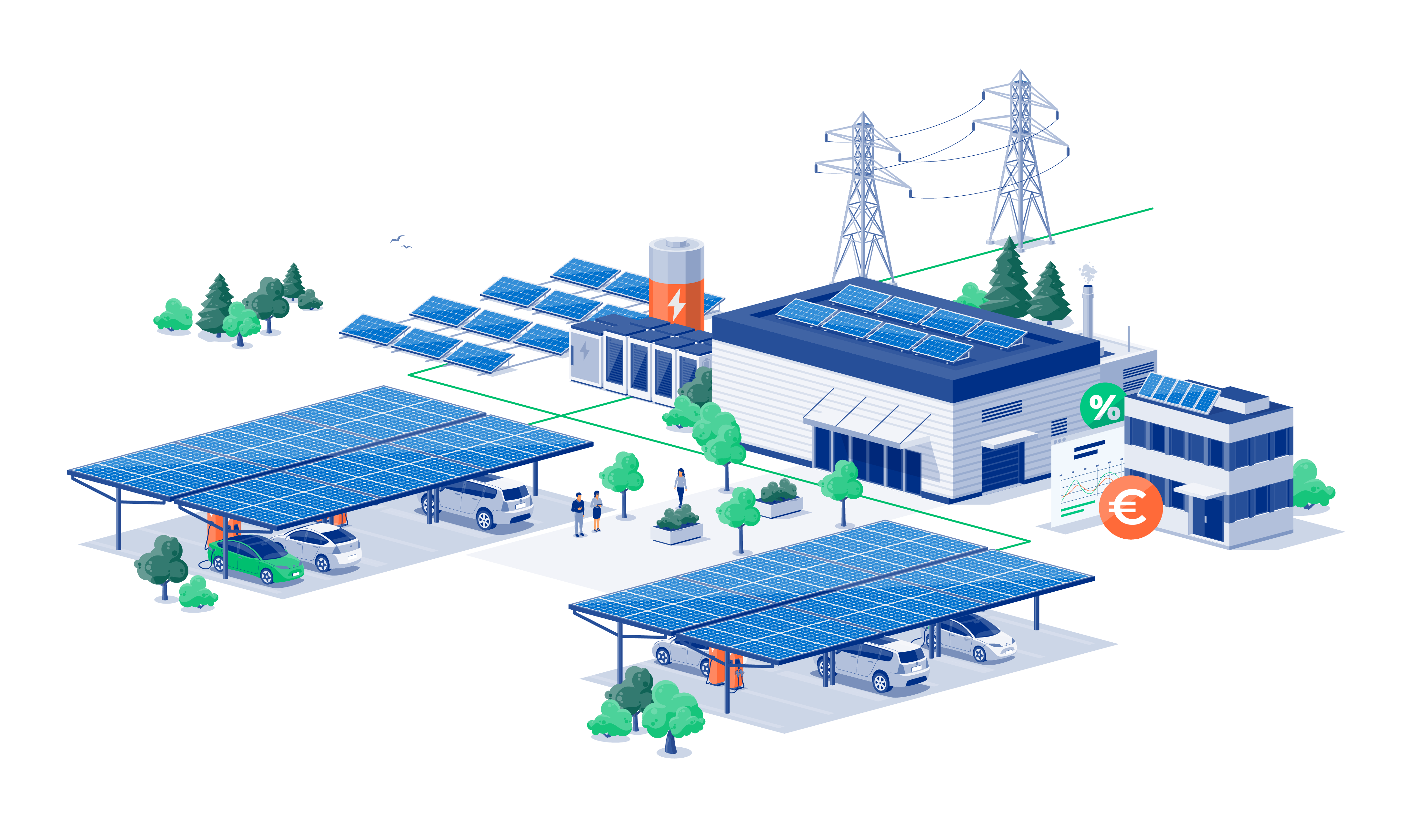 Boostez l'autoconsommation énergétique de votre entreprise avec le photovoltaïque - Electricité d'Azur