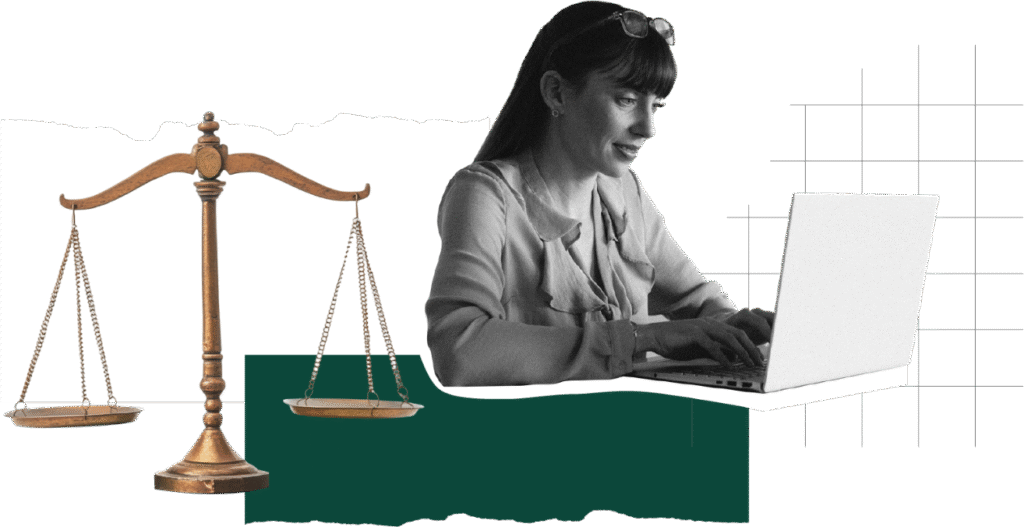 Balance avec une personne qui travaille