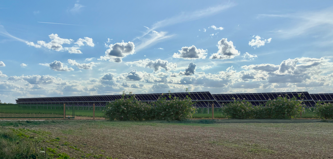 Parc de panneaux solaires
